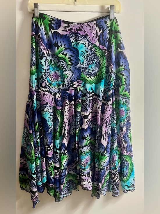 Notations Dresses & Skirts - Notations Multicolor Butterfly A-Line Skirt Size 3X NWT New